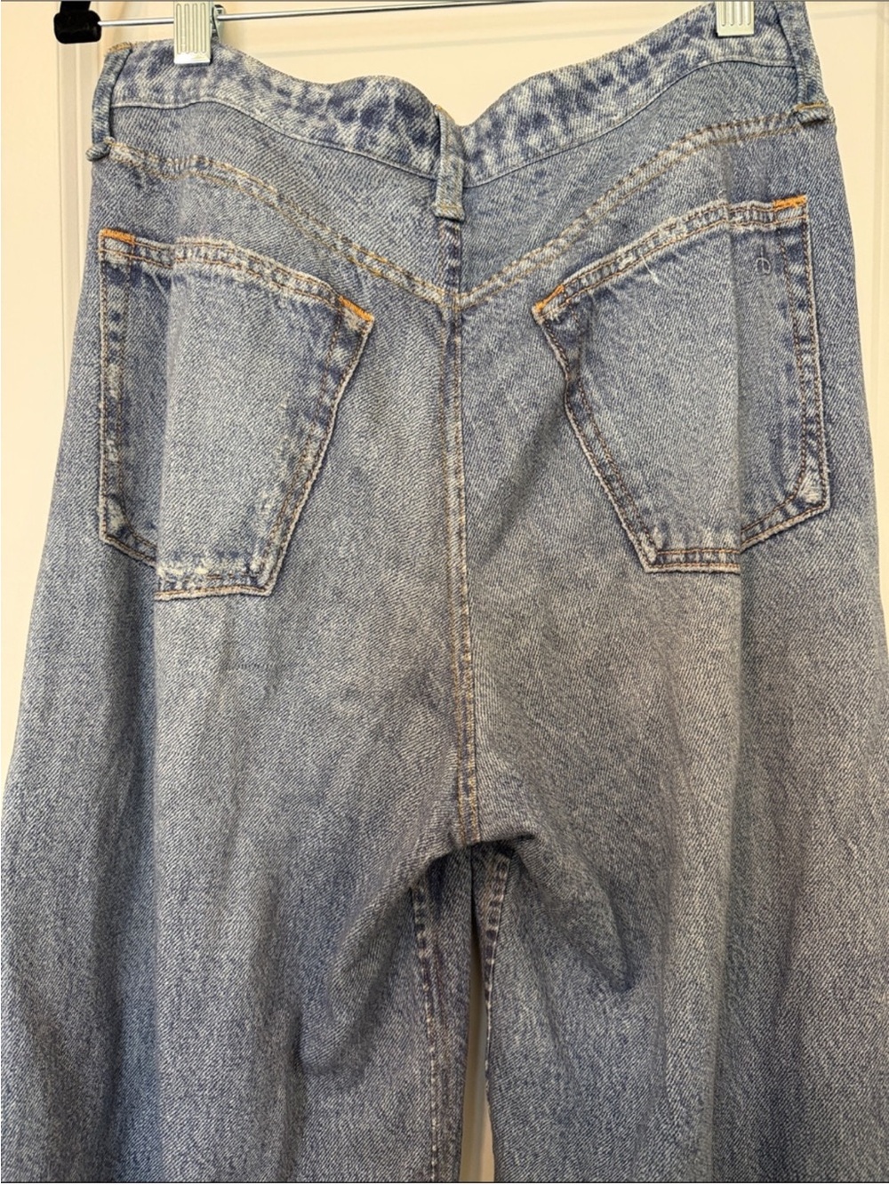 rag & bone sweatpants jeans Light Blue Wide - Picture 6 of 8